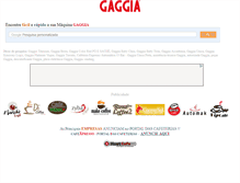 Tablet Screenshot of gaggia.cafexpresso.com.br
